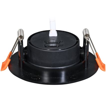 LED Oprawa wpuszczana ściemnialna ZITA LED/3/5/7W/230V 3000/4000/6000K śr. 9 cm czarny