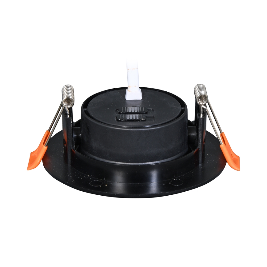 LED Oprawa wpuszczana ściemnialna ZITA LED/3/5/7W/230V 3000/4000/6000K śr. 9 cm czarny