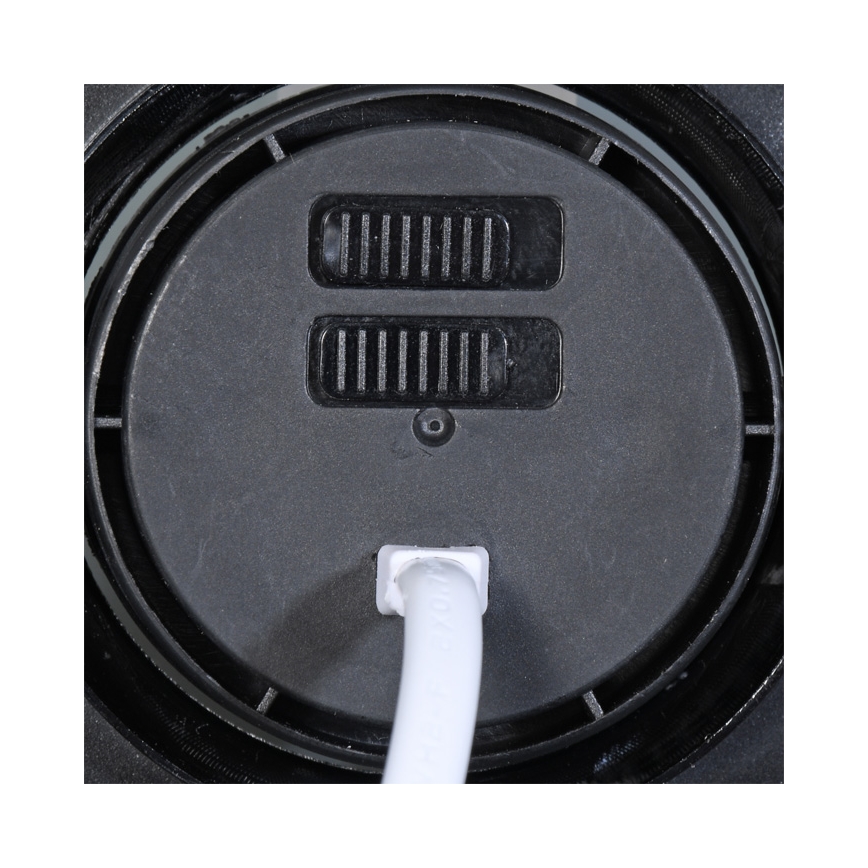 LED Oprawa wpuszczana ściemnialna ZITA LED/3/5/7W/230V 3000/4000/6000K śr. 9 cm czarny