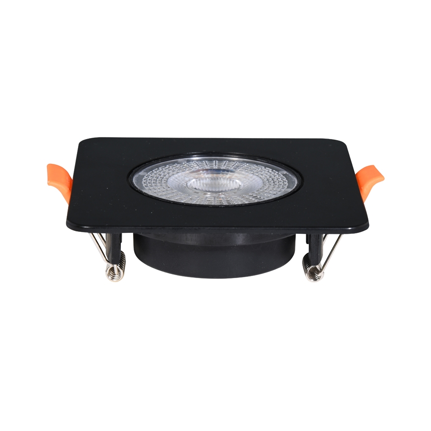 LED Oprawa wpuszczana ściemnialna KENT LED/3/5/7W/230V3000/4000/6000K 9x9 cm czarny