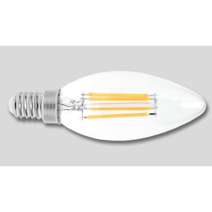 LED Żarówka RETRO C37 E14/2W/230V 3000K 320lm