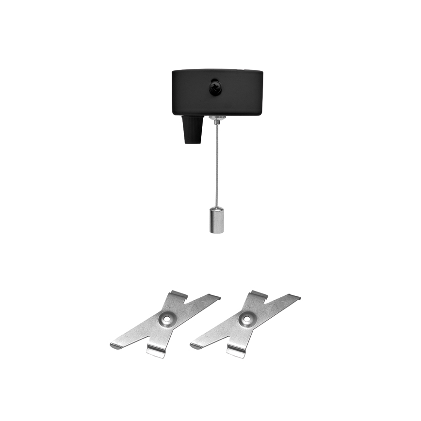 LED Plafon DONAR LED/28W/230V 4000K 120 cm czarne