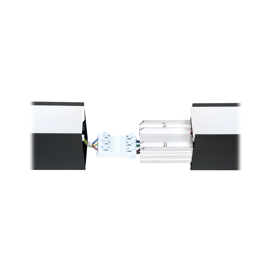 LED Plafon DONAR LED/28W/230V 4000K 120 cm czarne