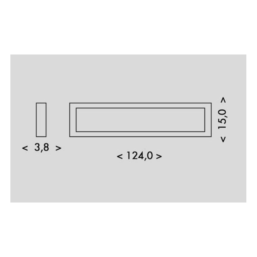 LED Plafon PILO LED/36W/230V 4100K 124 cm biały