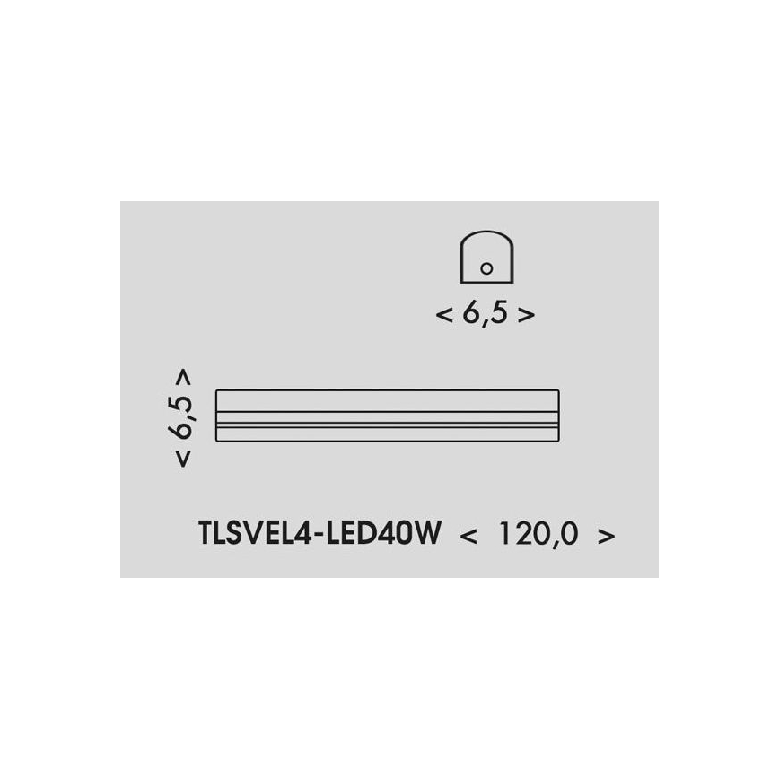 LED Oprawa świetlówkowa VELO LED/24/32/40W/230V 3000/4000/6000K 120 cm biała