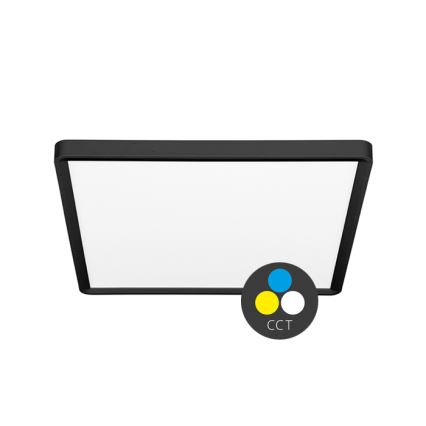 LED Plafon TERY LED/24W/230V 3000/4000/6000K 30x30 cm IP40 czarny