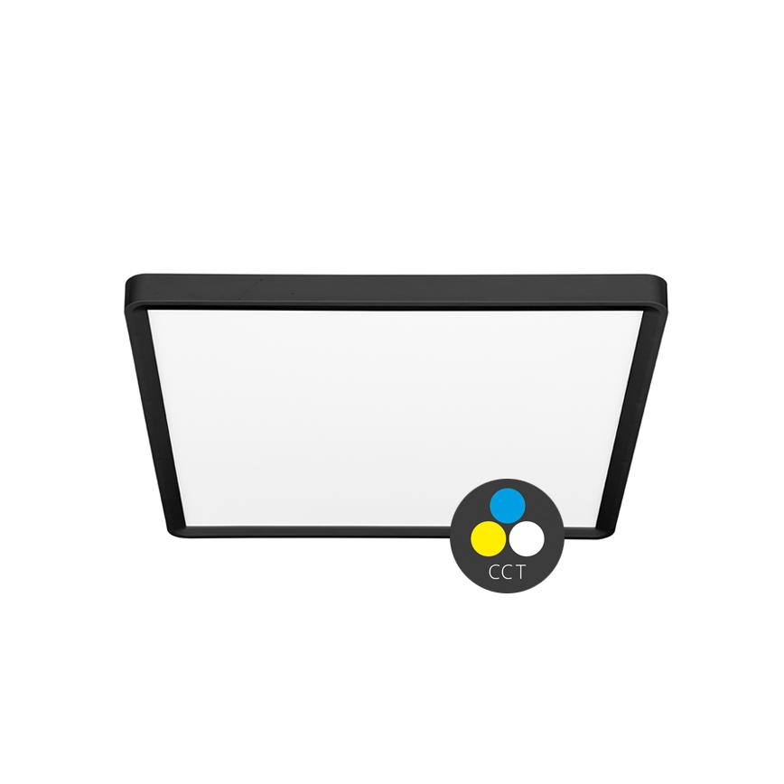 LED Plafon TERY LED/32W/230V 3000/4000/6000K 40x40 cm IP40 czarny