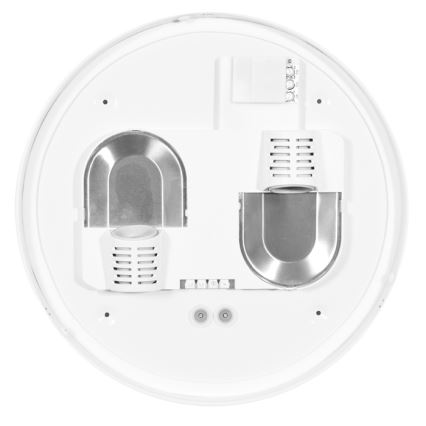 Plafon zewnętrzny z czujnikiem HECTOR 2xE27/60W/230V śr. 40 cm IP44 opal biały
