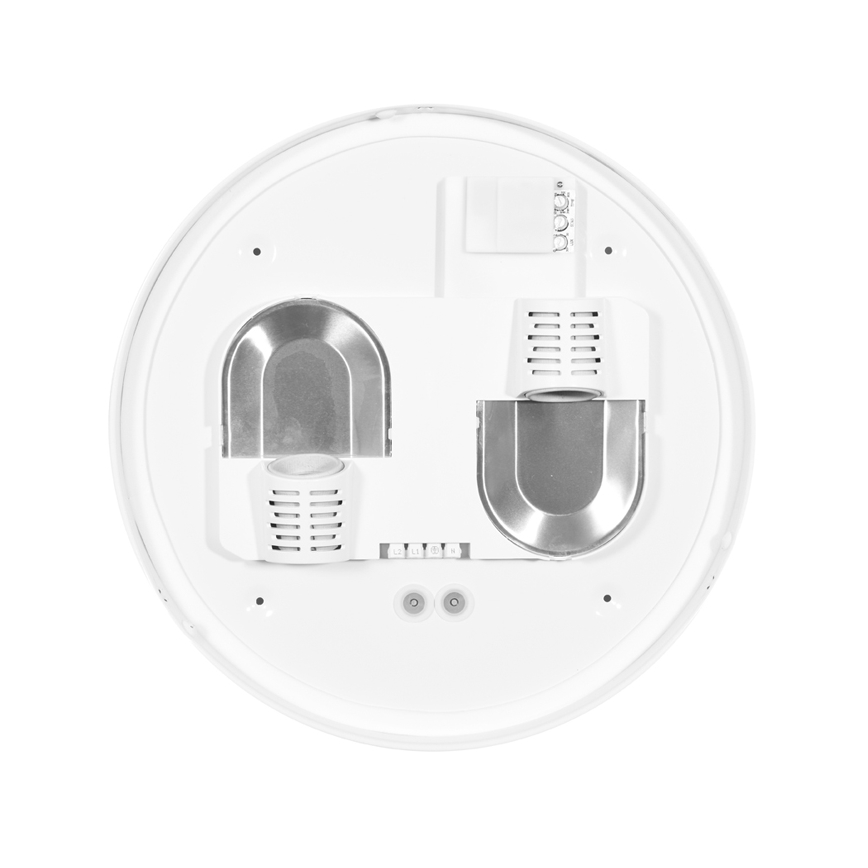 Plafon zewnętrzny z czujnikiem HECTOR 2xE27/60W/230V śr. 40 cm IP44 opal biały