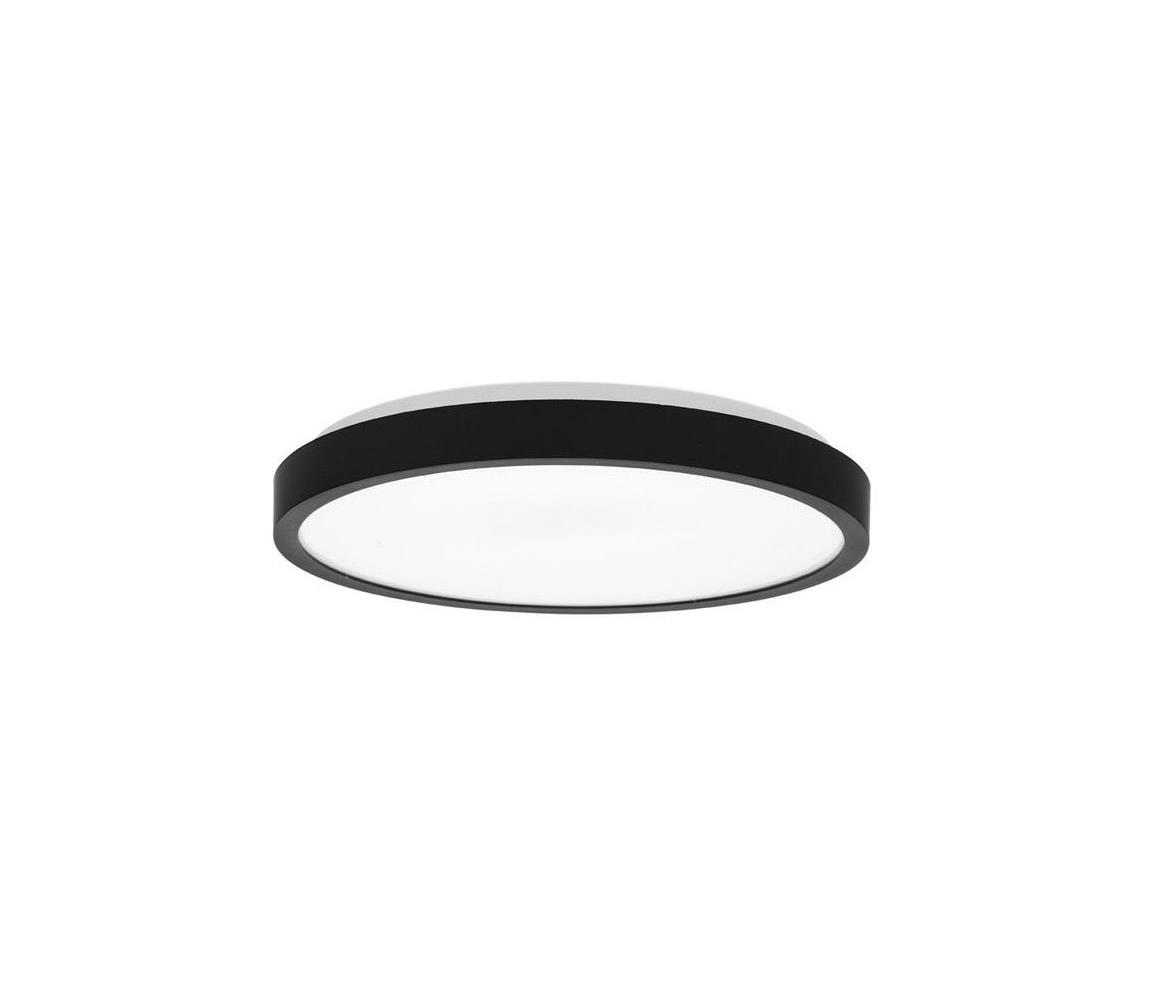 W3090-12W/CR - LED Plafon łazienkowy LED/12W/230V IP44 czarny
