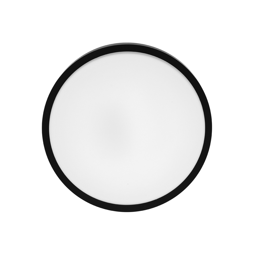 LED Plafon łazienkowy LIRA LED/12W/230V 4000K śr. 25 cm IP44 czarny