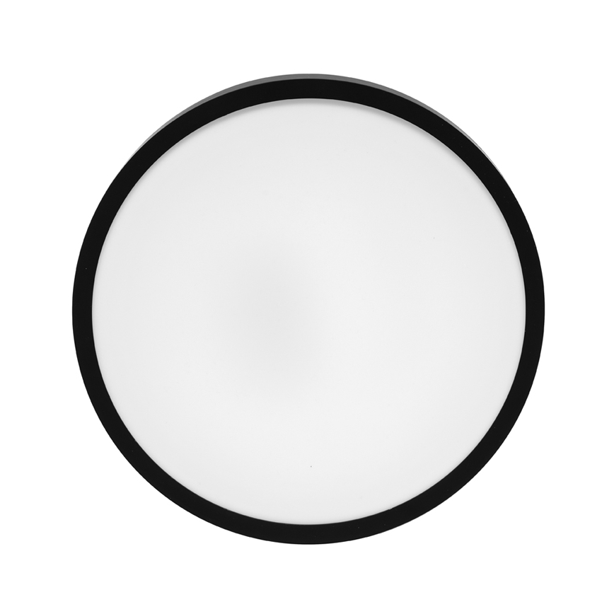 LED Plafon łazienkowy LIRA LED/18W/230V 4000K śr. 29,5 cm IP44 czarny