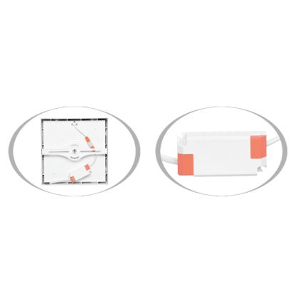 LED Plafon TRIM LED/36W/230V 22,5x22,5 cm