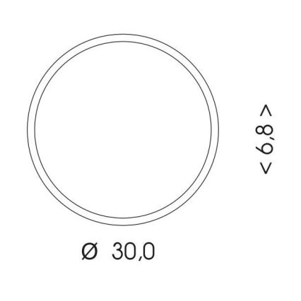 LED Plafon zewnętrzny MARTIN LED/15W/230V 3000/4000K śr. 30 cm IP65 biały