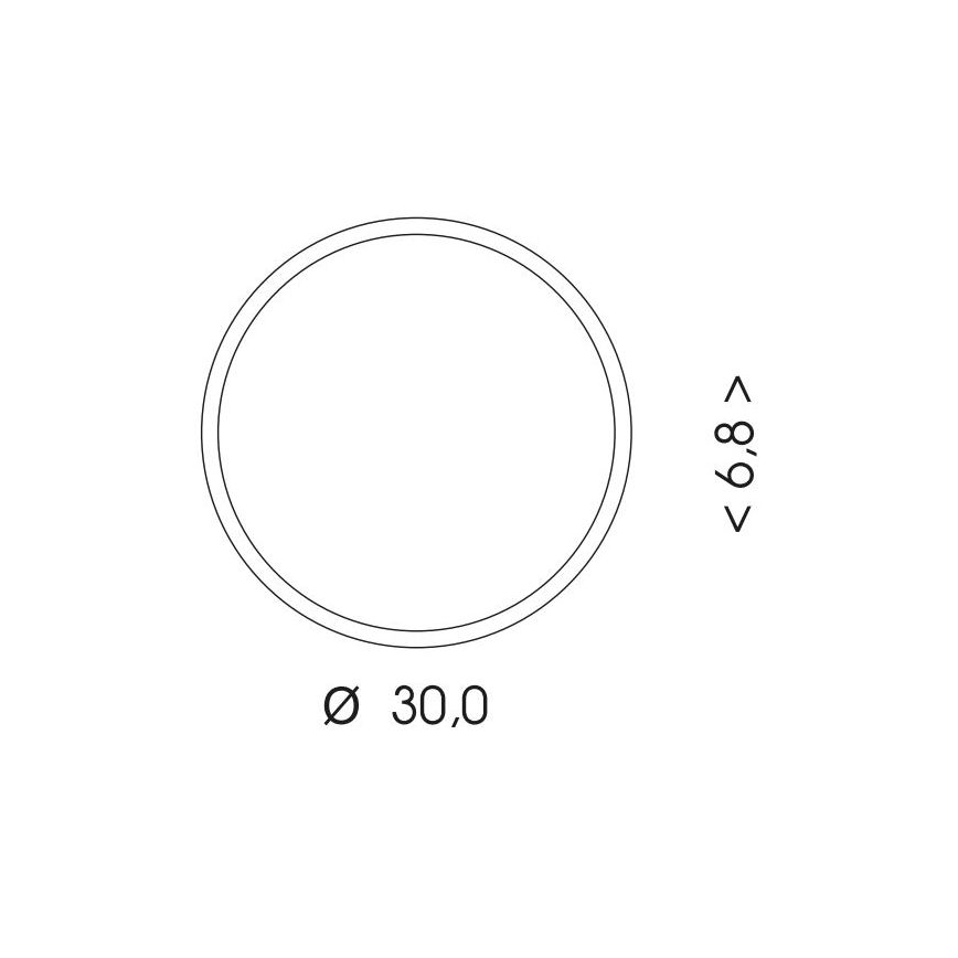 LED Plafon zewnętrzny MARTIN LED/15W/230V 3000/4000K śr. 30 cm IP65 biały