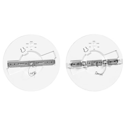 LED Ściemnialna oprawa wpuszczana z czujnikiem LEXA LED/6/12/18W/230V 3000/4000/6000K śr. 22,5 cm biała