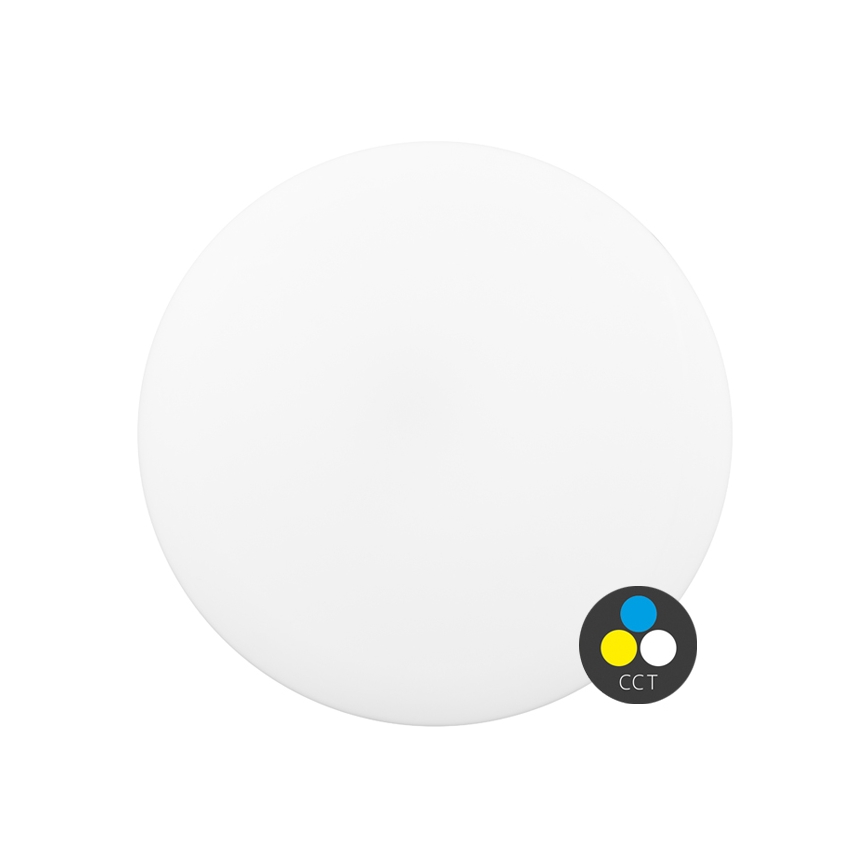 LED Plafon łazienkowy DISK LED/24W/230V 3000/4000/6500K śr. 38 cm IP44 biały