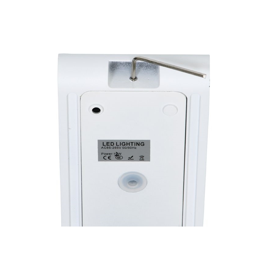 LED Kinkiet zewnętrzny BRICK 2xLED/6W/230V 3000/4000/6500K IP65 biały