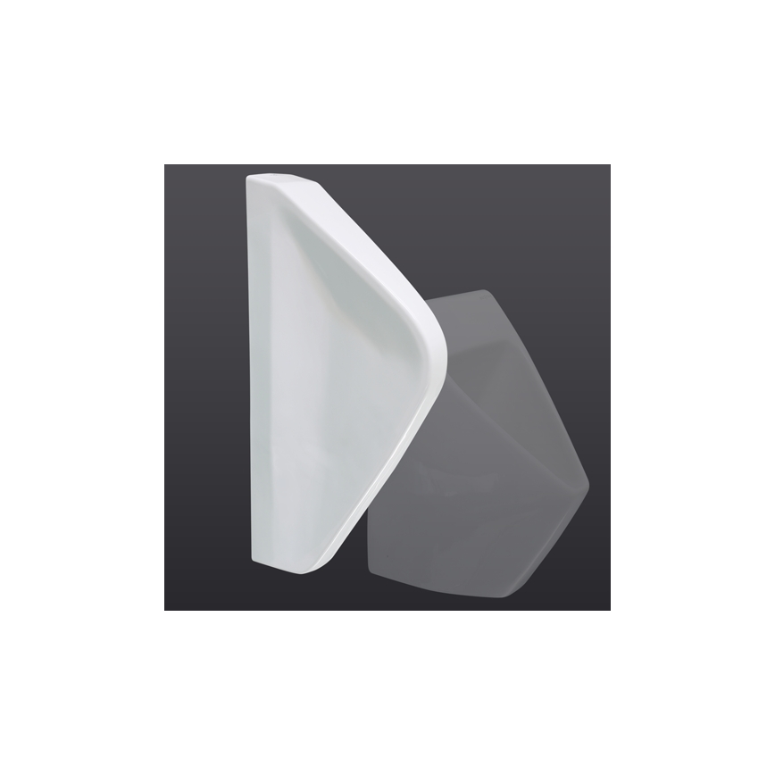 EcoStep 33001 - Ścianka działowa do pisuaru 57,5x36 cm ceramika/biała