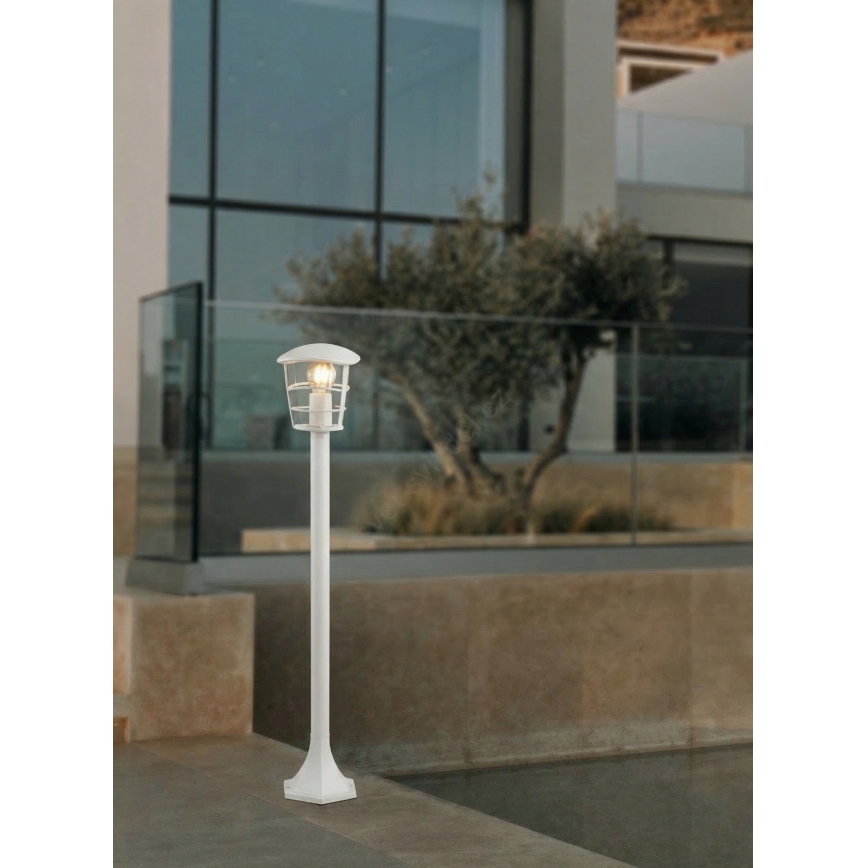Eglo 18799 - Lampa zewnętrzna ALORIA 1xE27/60W/230V IP44 biała