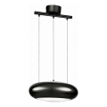 Eglo 18912 - Żyrandol na linku CARSICO 1xE27/60W/230V czarny chrom