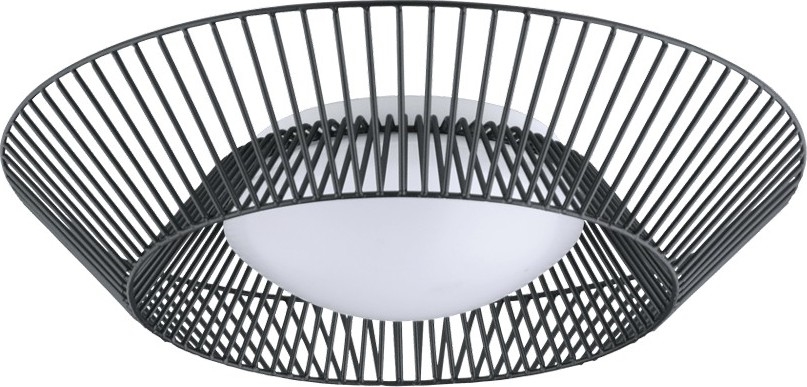 Eglo 200842 - Oprawa sufitowa LED PIASTRE LED/8,2W/230V śr. 39 cm czarna