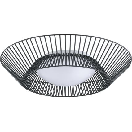 Eglo 200842 - Plafon PIASTRE LED/8,2W/230V śr. 39 cm czarny