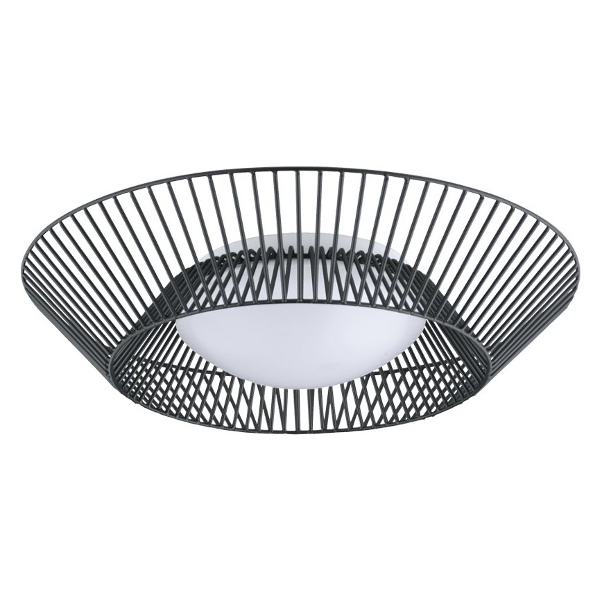 Eglo 200842 - Plafon PIASTRE LED/8,2W/230V śr. 39 cm czarny