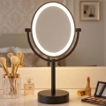 Eglo 201599 - Lusterko kosmetyczne z podświetleniem LED/4W/4xAA IP65 czarne