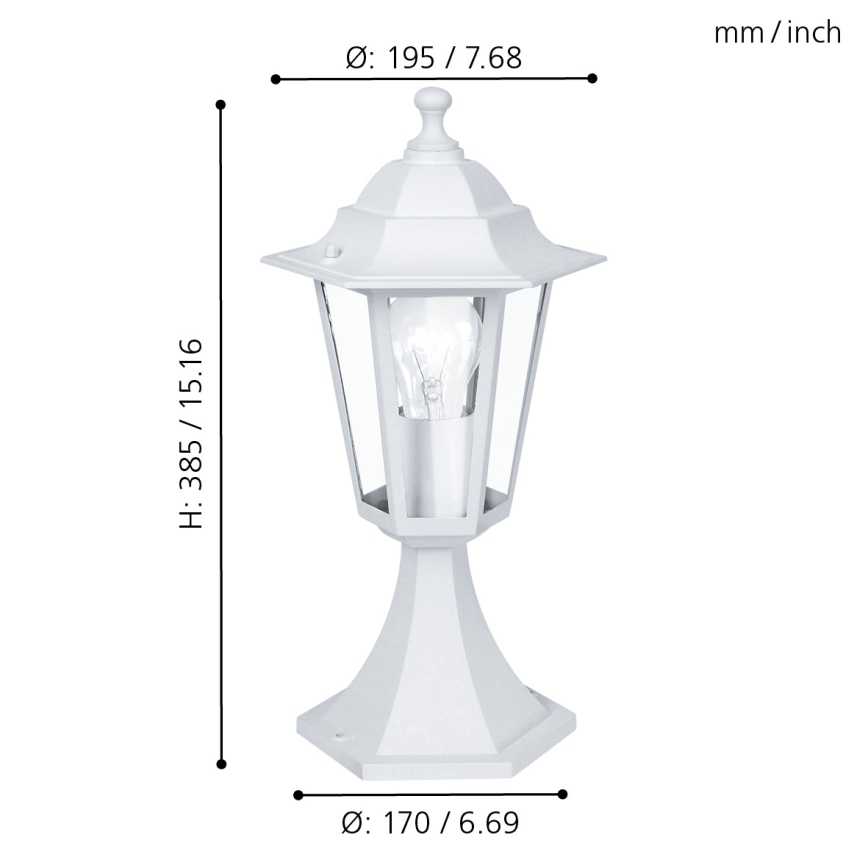 Eglo - Lampa zewnętrzna 1xE27/60W