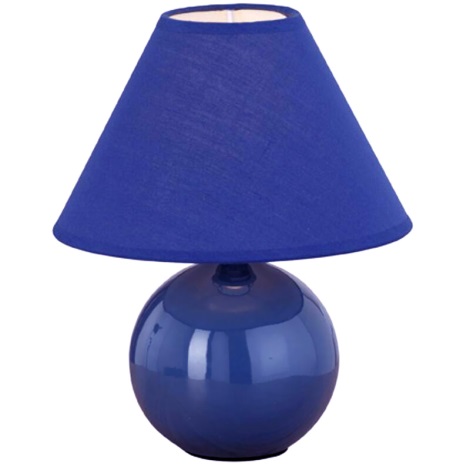 Eglo 23872 - Lampa stołowa TINA 1xE14/40W/230V niebieski