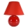 Eglo 23876 - Lampa stołowa TINA 1xE14/40W/230V czerwony