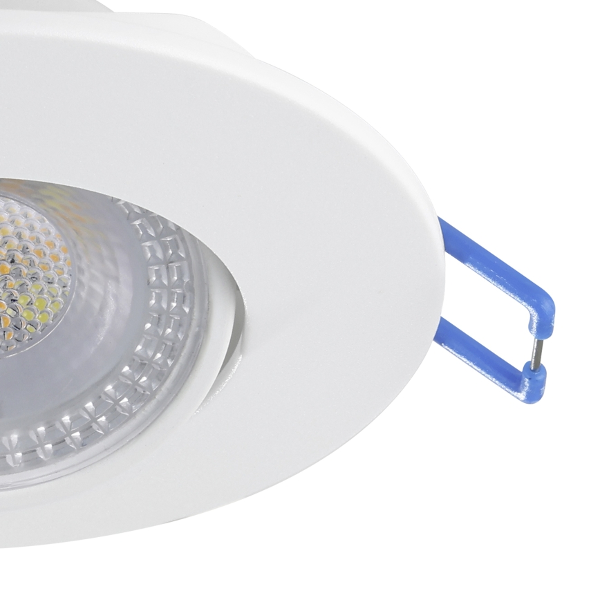 Eglo - Zestaw 7 opraw wpuszczanych LED, 4,9 W, 230 V, 2700/4000/6500 K, śr. 9 cm, biały