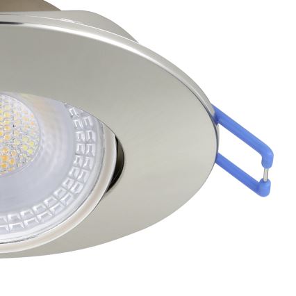 Eglo - Zestaw 3 opraw wpuszczanych LED/4,9W/230V 2700/4000/6500K śr. 9 cm matowy chrom