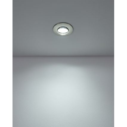 Eglo - ZESTAW 7x LED wpuszczane oprawy sufitowe LED/4,9W/230V 2700/4000/6500K śr. 9 cm chrom matowy