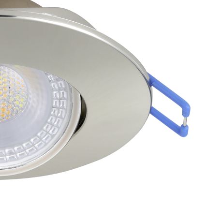 Eglo - ZESTAW 7x LED wpuszczane oprawy sufitowe LED/4,9W/230V 2700/4000/6500K śr. 9 cm chrom matowy