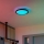Eglo 300684 - Plafon LED RGBW ściemnialny MALERAMARA-Z LED/14W/230V 2700-6500K śr. 35,7 cm czarny/złoty + pilot zdalnego sterowania