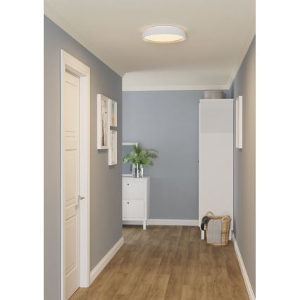 Eglo 300686 - LED RGBW ściemnialna lampa sufitowa MASSIGNANO-Z LED/18,5W/230V biała + pilot zdalnego sterowania