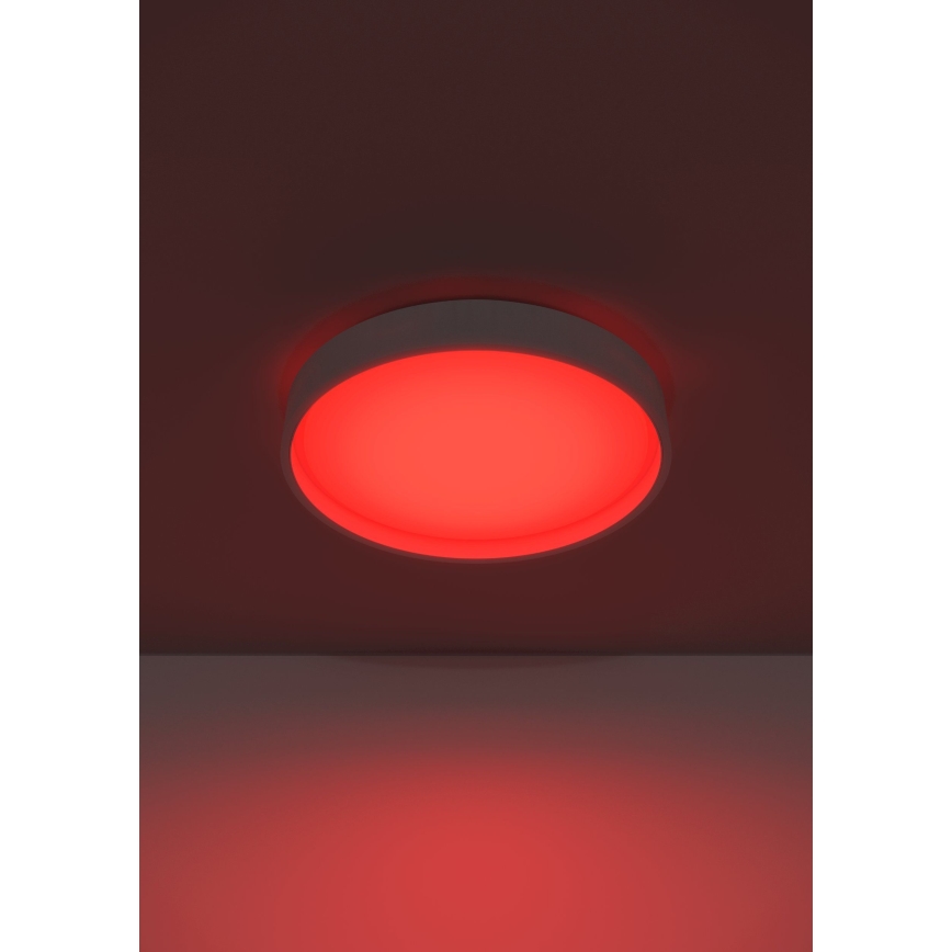 Eglo 300686 - LED RGBW ściemnialna lampa sufitowa MASSIGNANO-Z LED/18,5W/230V biała + pilot zdalnego sterowania