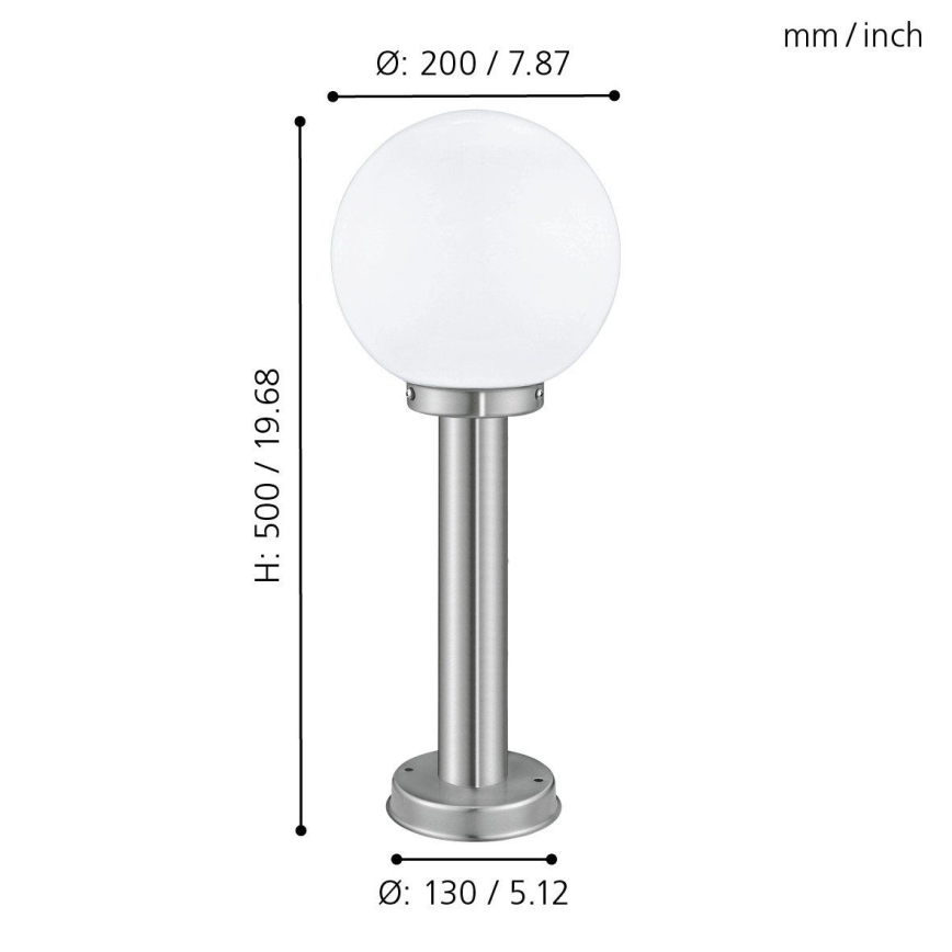 Eglo - Lampa zewnętrzna 1xE27/60W/230V