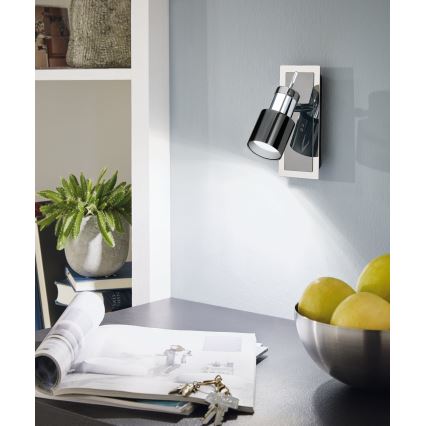 Eglo - LED oświetlenie punktowe 1xGU10/5W/230V czarne
