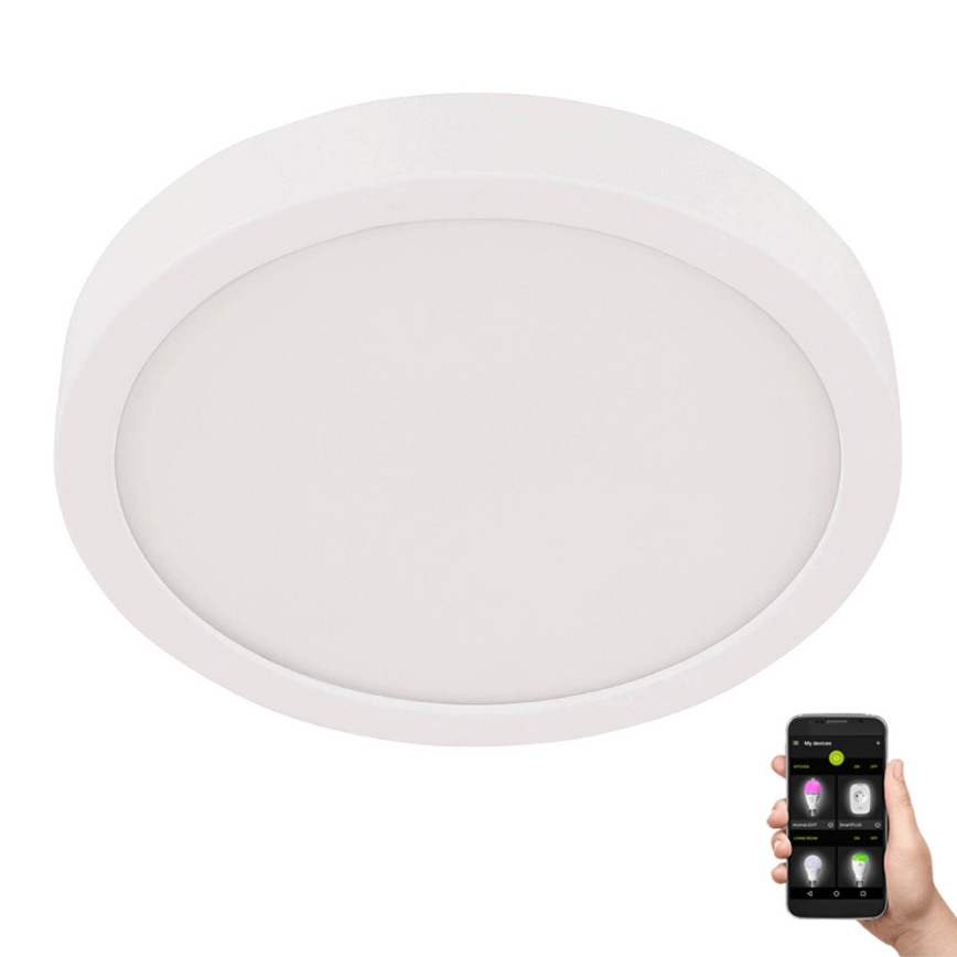Eglo - LED Ściemniany plafon LED/20,5W/230V IP44 biały