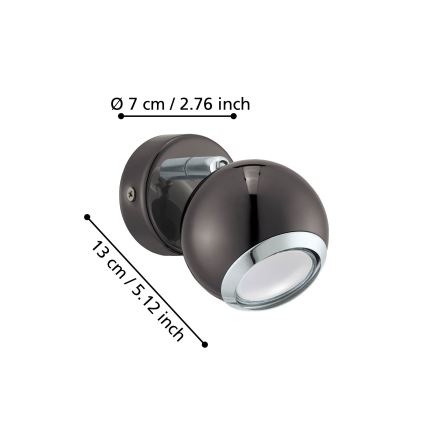 Eglo - LED Oświetlenie punktowe 1xGU10/3W/230V