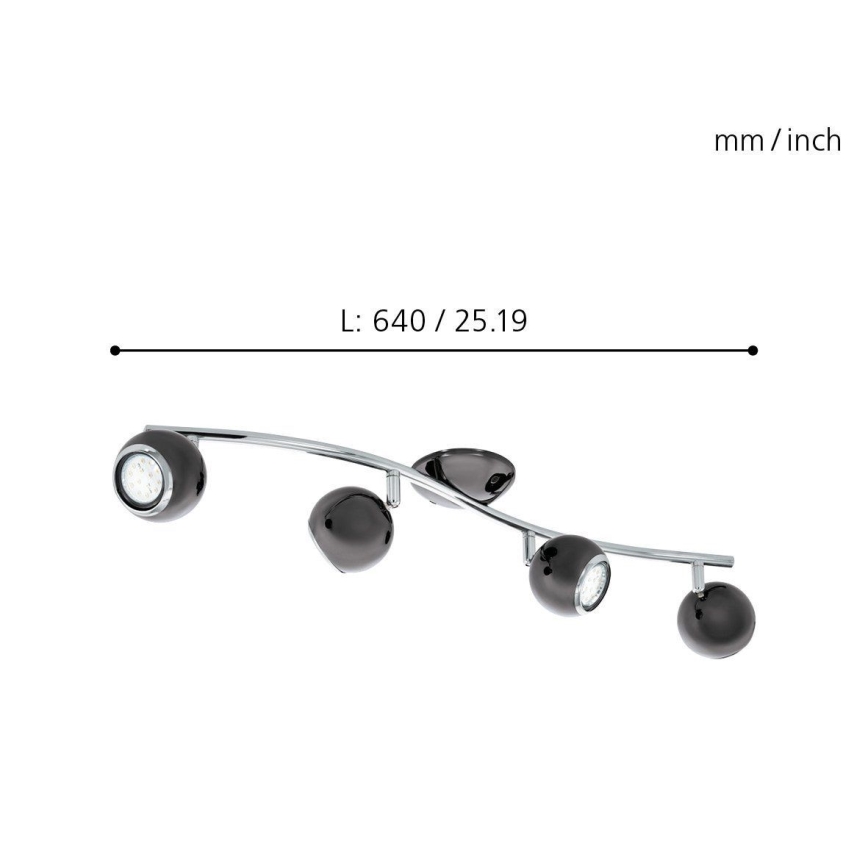Eglo - LED Oświetlenie punktowe 4xGU10/3W LED