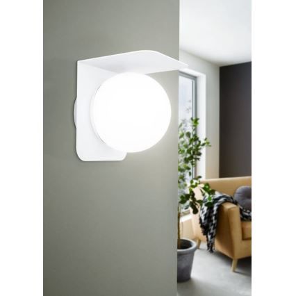 Eglo 31052 - LED RGBW ściemnialna lampa zewnętrzna CORRIENTES 1xE27/9W/230V IP44 biała