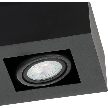 Eglo 31064 - Oprawa punktowa LED MENDOZA 3xLED/4,7W/230V 3000K czarna