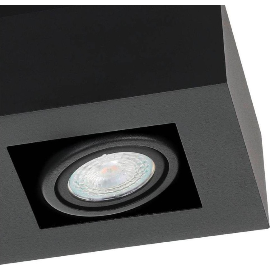 Eglo 31064 - Oprawa punktowa LED MENDOZA 3xLED/4,7W/230V 3000K czarna