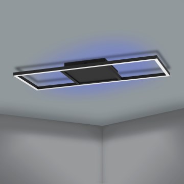 Eglo 31431 - LED RGBW Ściemnialny plafon CALAGRANO-Z LED/21W/230V 3000-6500K czarny