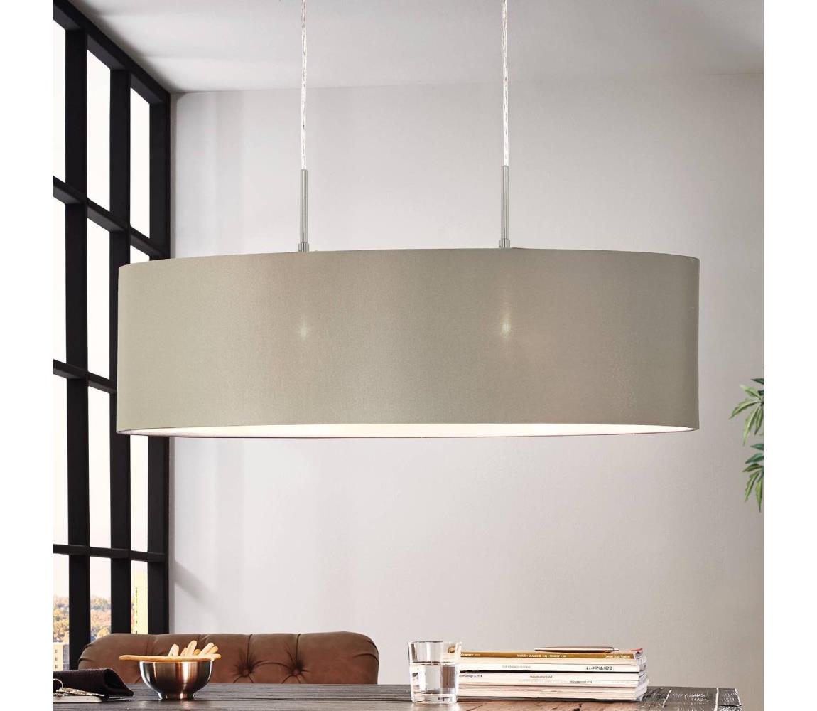 Eglo 31581 - Żyrandol na lince PASTERI 2xE27/60W/230V