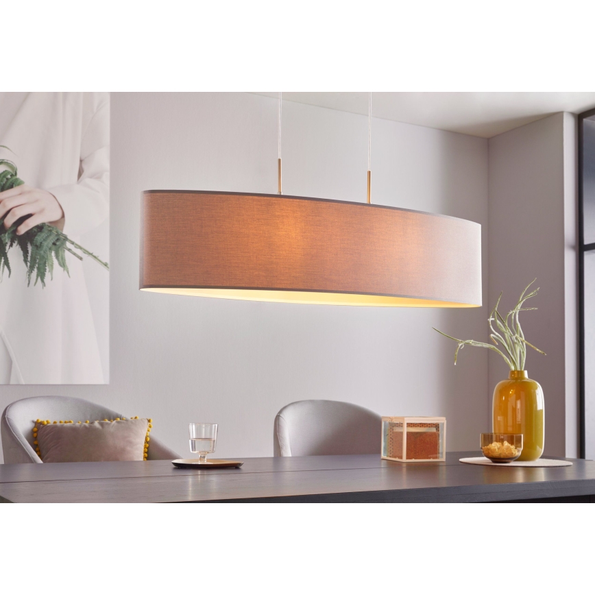 Eglo 31587 - Lampa wisząca na linkach PASTERI 2xE27/60W/230V